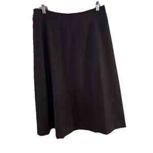 Orvis 100% Wool Skirt Brown Size 10 A Line Knee Length Teacher Dark Academia